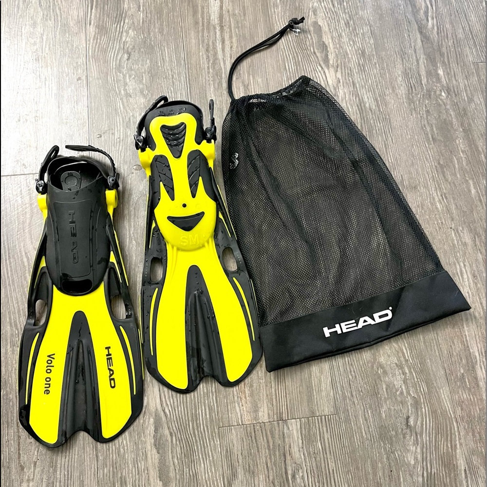 Head Volo One Snorkeling Fins Yellow Size Small